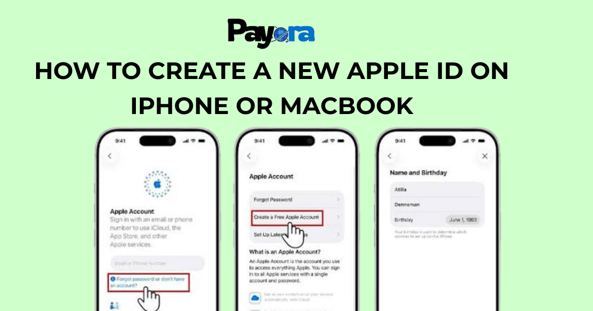 How to Create a New Apple ID on iPhone or MacBook in 2026 (Step-by-Step Guide for Beginners)