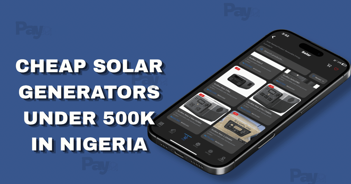 Cheap Solar Generators Under 500k in Nigeria